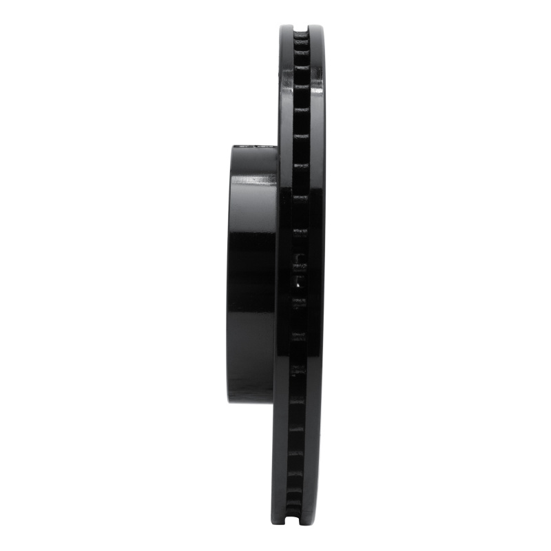 Mazda 3 Brake Rotor (1) - Front Right - R1 Concepts - Drilled & Slotted - Black - `14-`24